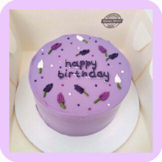 Бенто торт happy birthday гиацинты