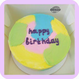 Бенто торт happy birthday фон